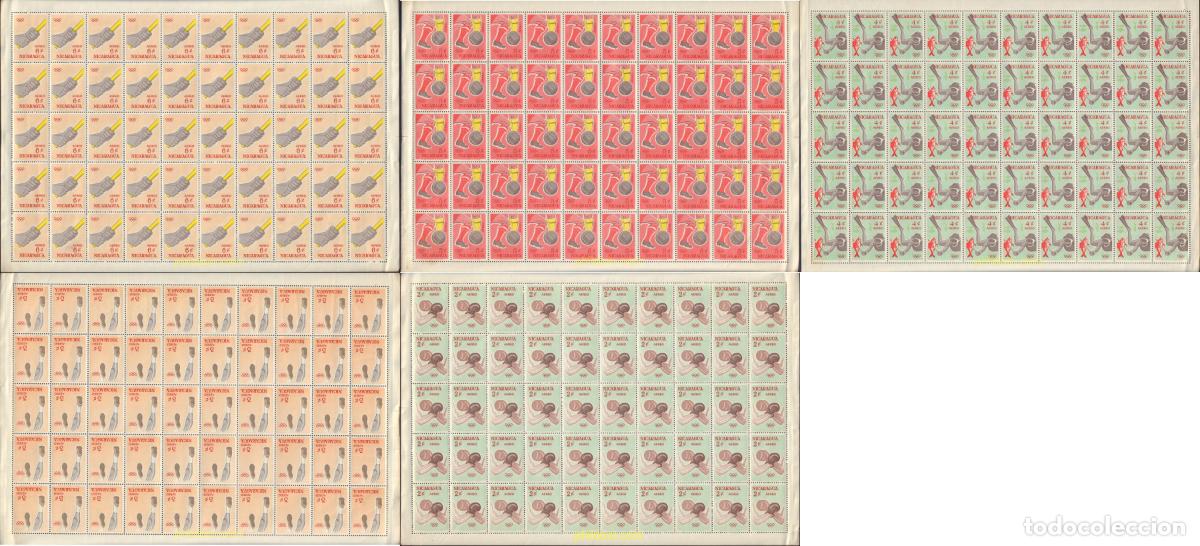 Selos: 600007 MNH NICARAGUA 1963 18 JUEGOS OLIMPICOS VERANO TOKIO 1964
