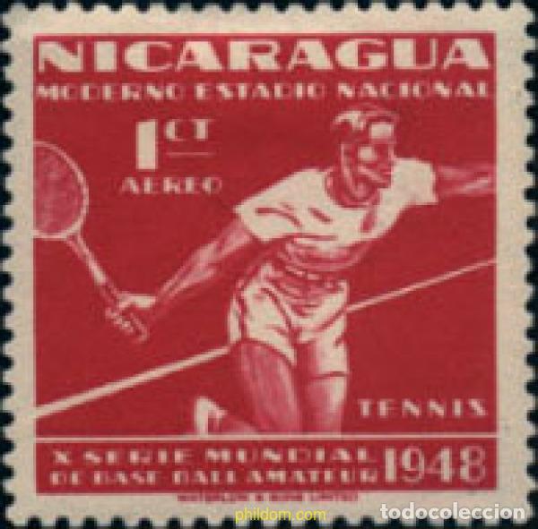 Selos: 679263 MNH NICARAGUA 1949 10 CAMPEONATO DE BEISBOL AMATEUR