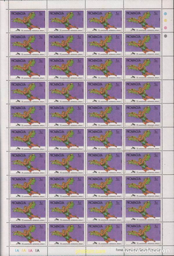 Stamps: 617756 MNH NICARAGUA 1978 75 ANIVERSARIO DEL PRIMER VUELO A MOTOR