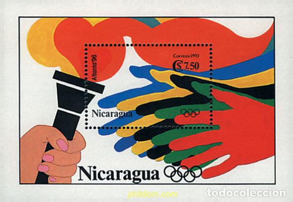 Sellos: 69659 MNH NICARAGUA 1993 26 JUEGOS OLIMPICOS VERANO ATLANTA 1996