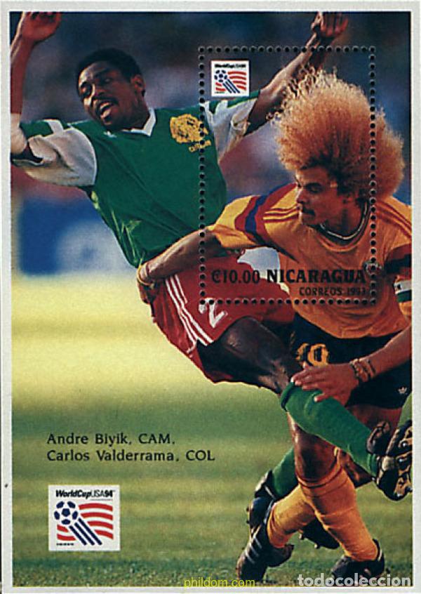 Sellos: 70171 MNH NICARAGUA 1994 COPA DEL MUNDO DE FUTBOL. USA-94