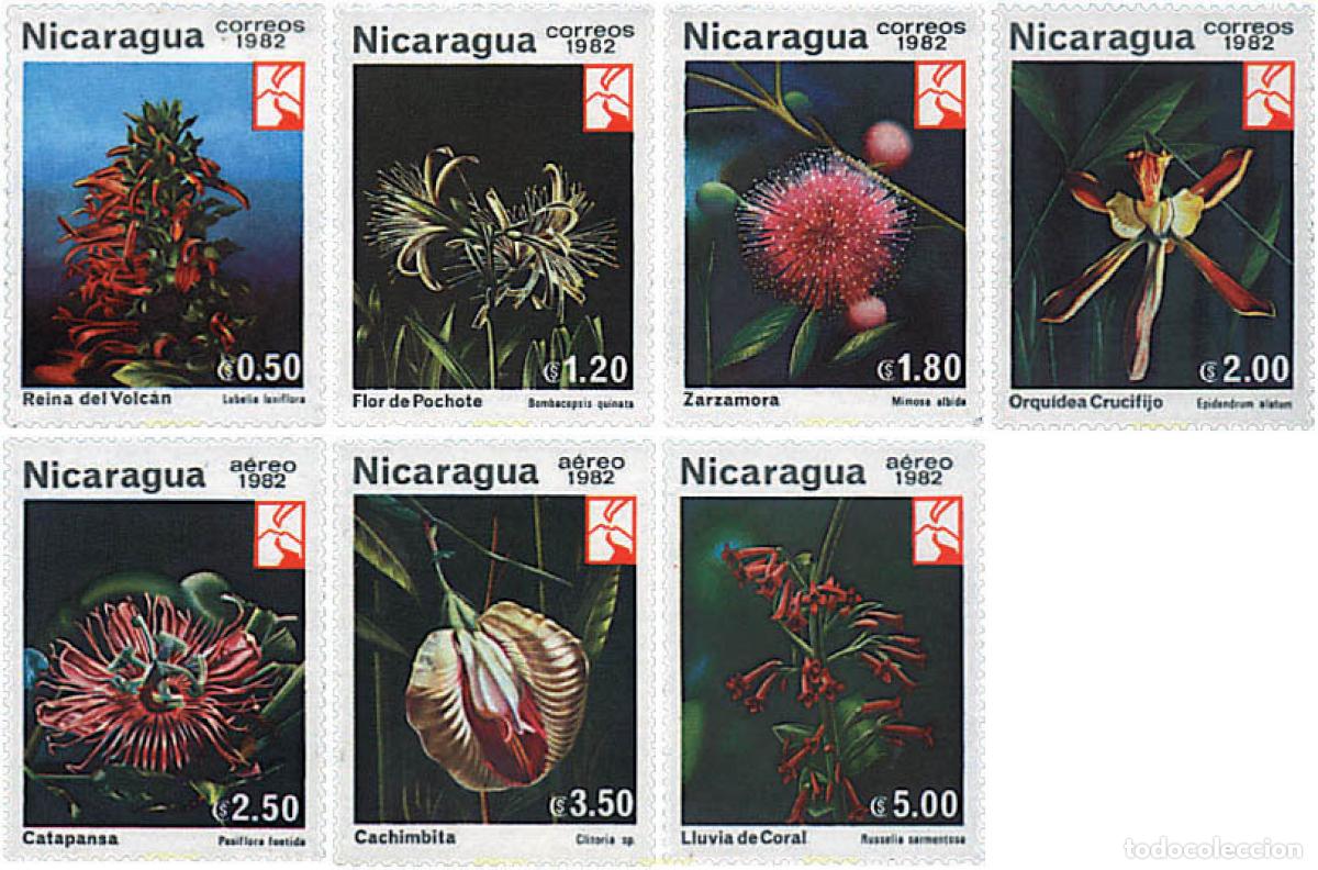 Sellos: 94671 MNH NICARAGUA 1982 FLORES SILVESTRES