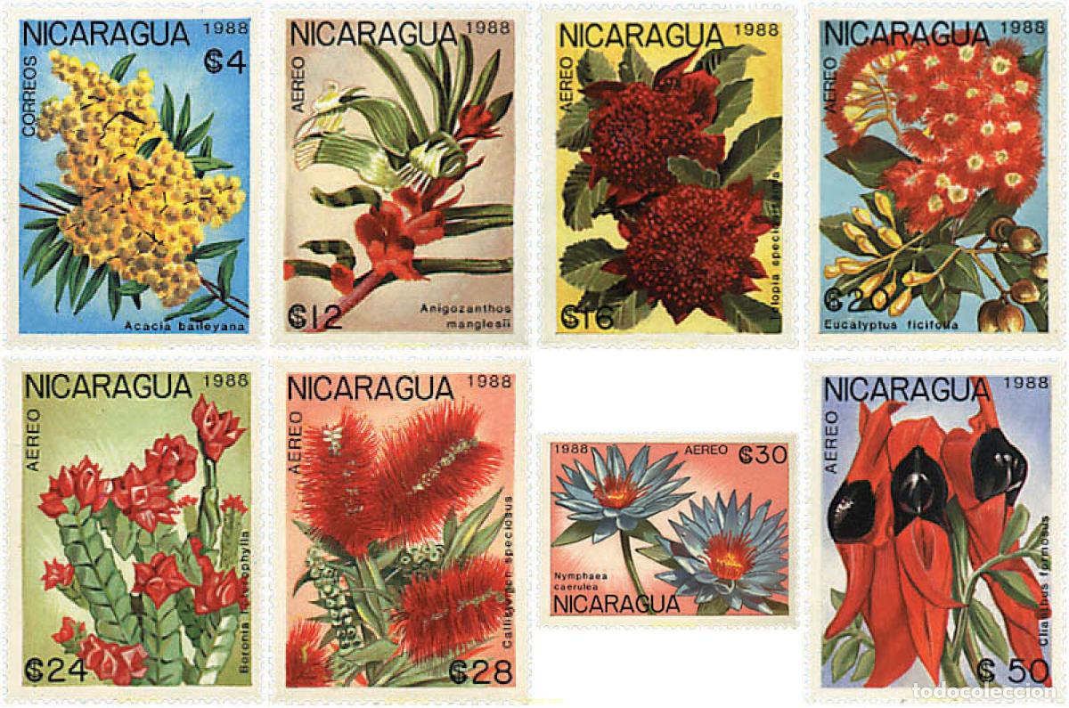 Timbres: 94689 MNH NICARAGUA 1988 FLORES AUTOCTONAS