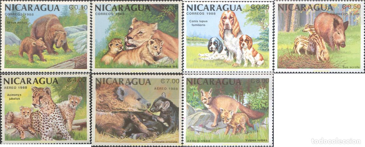 Francobolli: 61114 MNH NICARAGUA 1988 FAUNA
