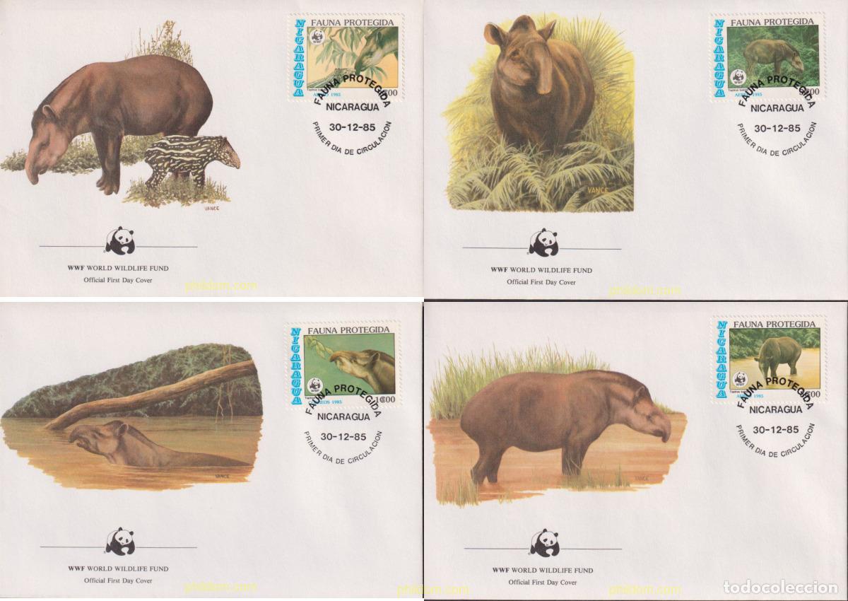 Sellos: 23085 MNH NICARAGUA 1985 TAPIR CENTROAMERICANO