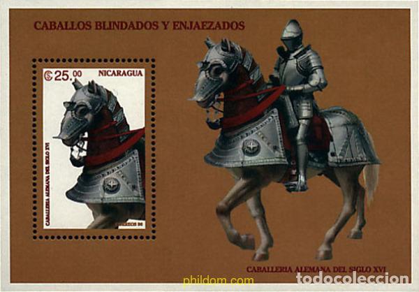 Selos: 35142 MNH NICARAGUA 1996 CABALLOS DE GUERRA Y PARADA