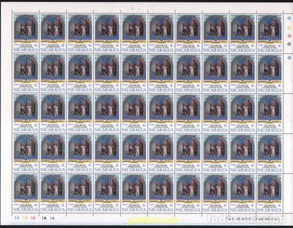 Timbres: 639955 MNH NICARAGUA 1975 PASCUA. CAMINO DE LA CRUZ