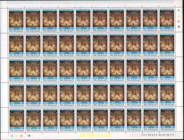 Timbres: 639957 MNH NICARAGUA 1974 NAVIDAD - 500 ANIVERSARIO DE MIGUEL ANGEL