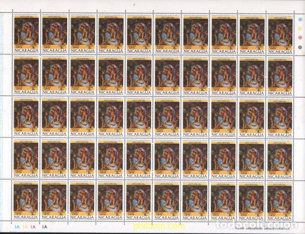 Briefmarken: 639958 MNH NICARAGUA 1974 NAVIDAD - 500 ANIVERSARIO DE MIGUEL ANGEL