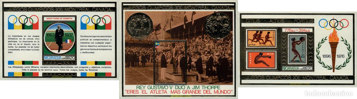 Sellos: 54274 MNH NICARAGUA 1975 21 JUEGOS OLIMPICOS VERANO MONTREAL 1976