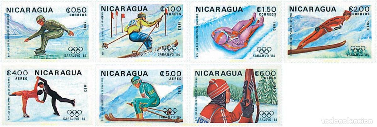 Timbres: 71397 MNH NICARAGUA 1983 14 JUEGOS OLIMPICOS INVIERNO SARAJEVO 1984