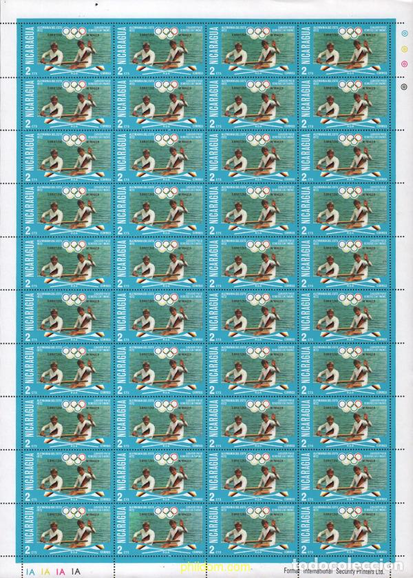 Briefmarken: 639909 MNH NICARAGUA 1976 21 JUEGOS OLIMPICOS VERANO MONTREAL 1976