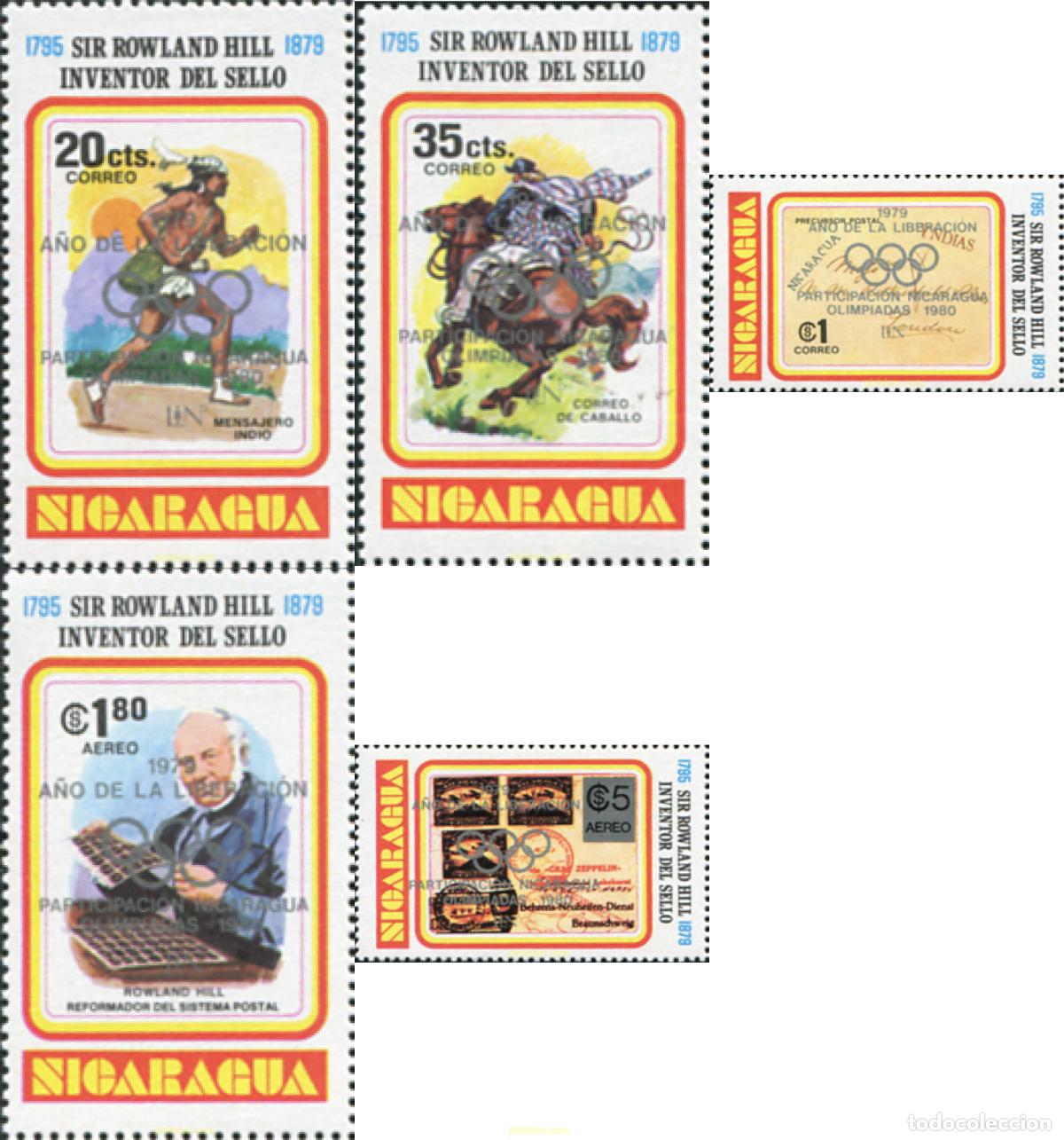 Sellos: 675198 MNH NICARAGUA 1980 22 JUEGOS OLIMPICOS VERANO MOSCU 1980