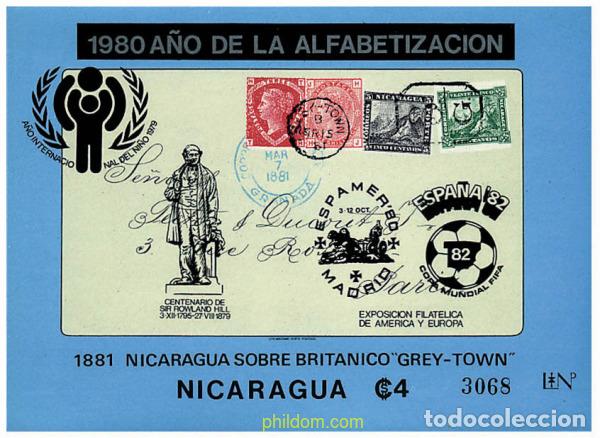 Briefmarken: 69836 MNH NICARAGUA 1980 COPA DEL MUNDO DE FUTBOL. ESPA&Ntilde;A-82