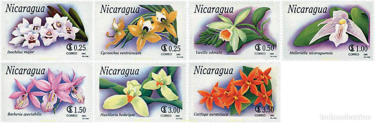 Timbres: 94692 MNH NICARAGUA 1991 ORQUIDEAS