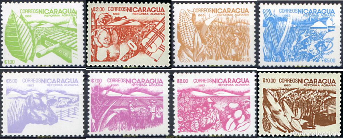 Sellos: 44840 MNH NICARAGUA 1983 REFORMA AGRARIA