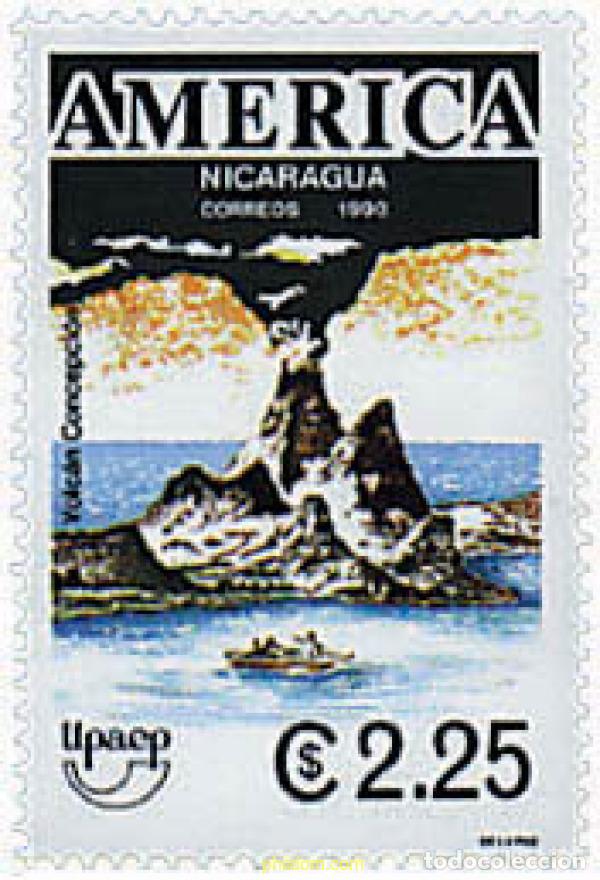 Sellos: 30839 MNH NICARAGUA 1990 AMERICA-UPAEP 1990 - EL MEDIO NATURAL QUE VIERON LOS DESCUBRIDORES