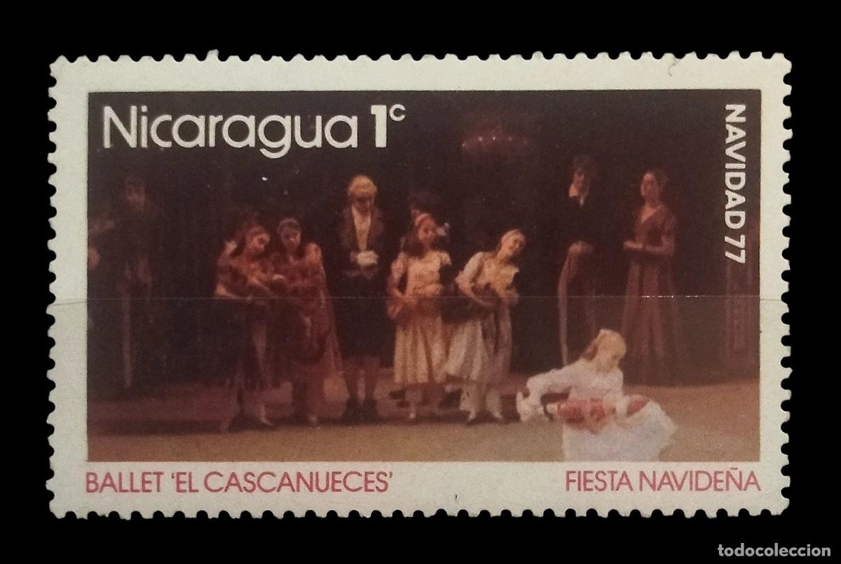 Sellos: NICARAGUA 1977 Navidad - Teatro El Cascanueces. NUEVO - MNH **