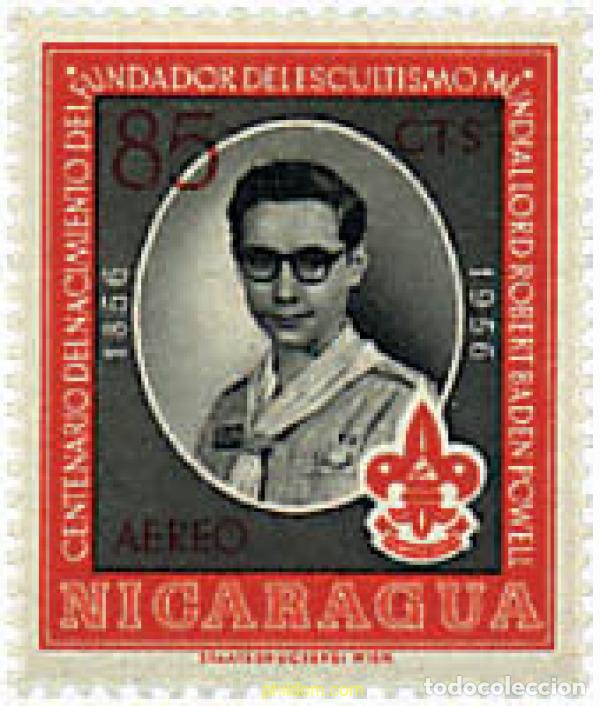 Stamps: 625105 MNH NICARAGUA 1957 CENTENARIO DEL NACIMIENTO DE LORD BADEN-POWELL