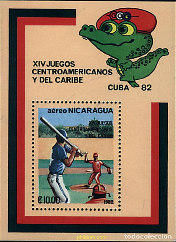Sellos: 54281 MNH NICARAGUA 1982 14 JUEGOS CENTROAMERICANOS Y DEL CARIBE EN CUBA