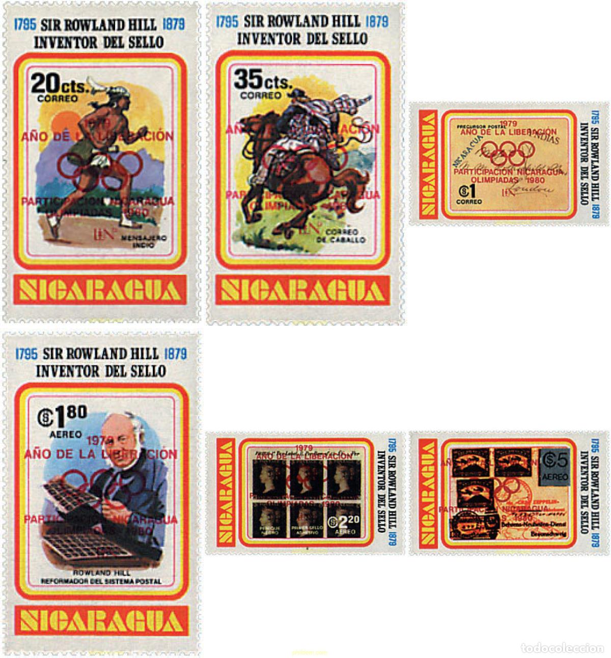 Sellos: 71515 MNH NICARAGUA 1980 22 JUEGOS OLIMPICOS VERANO MOSCU 1980
