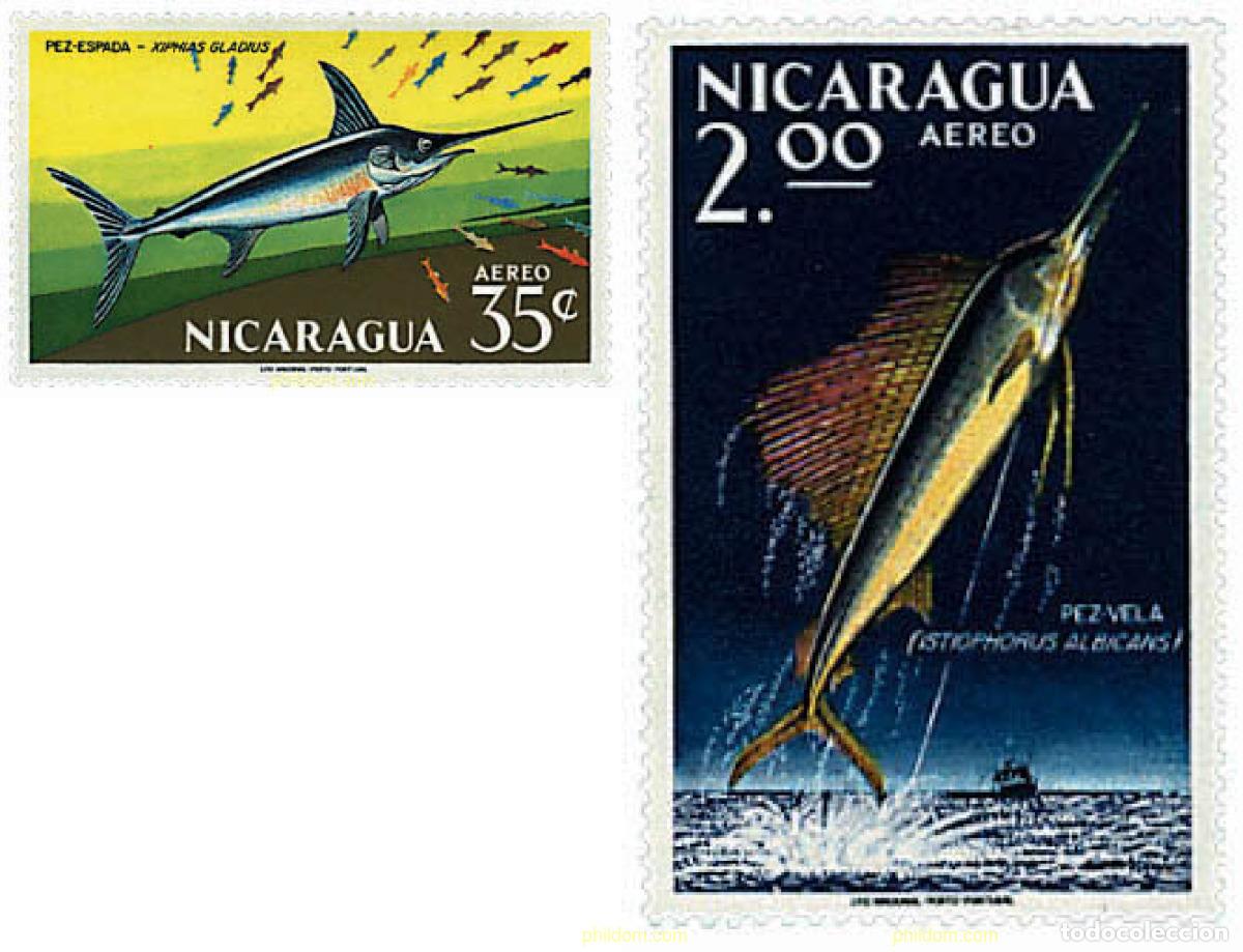 Sellos: 677190 MNH NICARAGUA 1969 PECES
