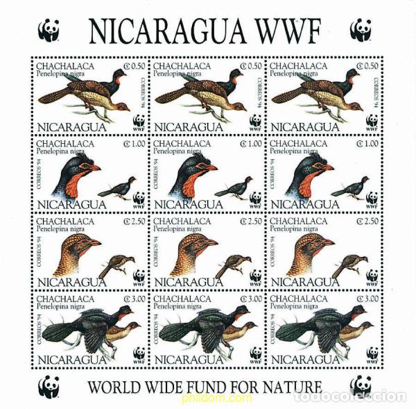 Sellos: 12653 MNH NICARAGUA 1994 CHACHALACA