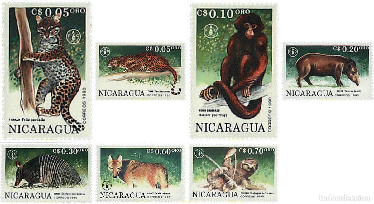 Sellos: 38498 MNH NICARAGUA 1990 40 ANIVERSARIO DE LA FAO