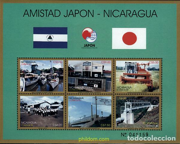 Selos: 275493 MNH NICARAGUA 1999 AMISTAD JAPON-NICARAGUA