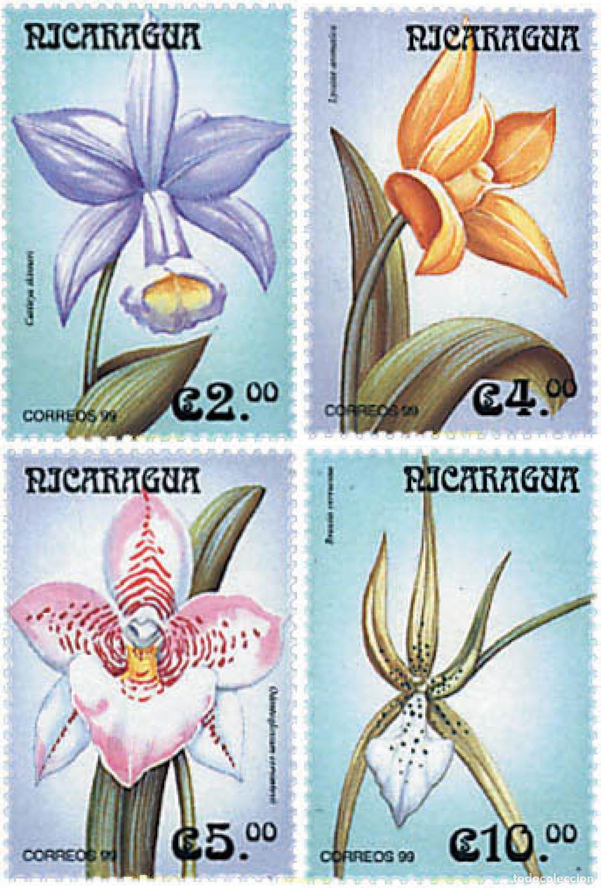 Sellos: 94704 MNH NICARAGUA 1999 ORQUIDEAS