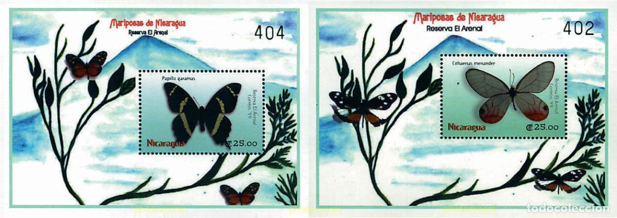 Sellos: 77003 MNH NICARAGUA 2000 MARIPOSAS