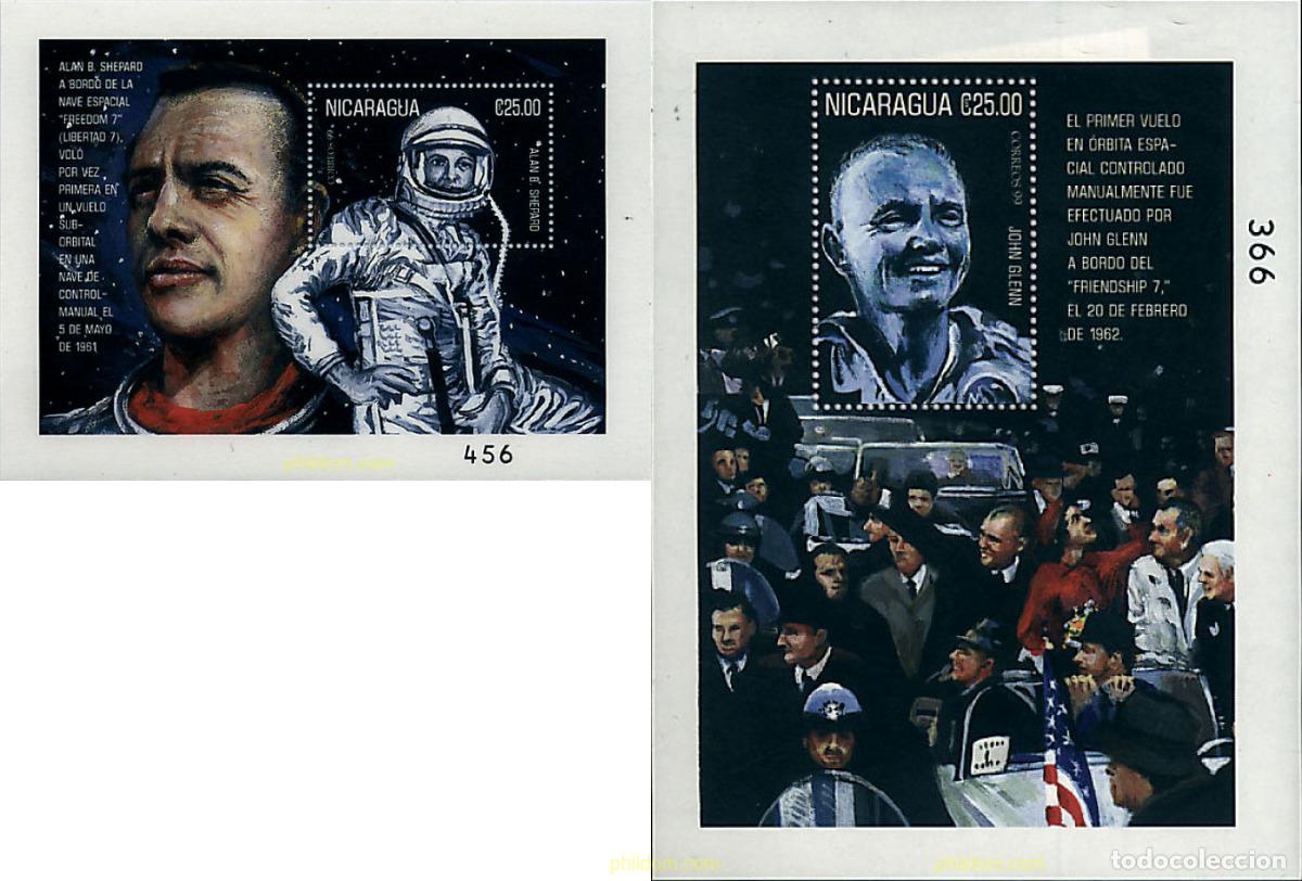 Sellos: 73189 MNH NICARAGUA 2000 EXPLORACION DEL ESPACIO
