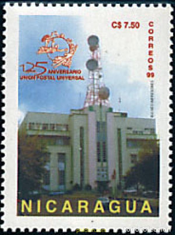Sellos: 57421 MNH NICARAGUA 1999 125 ANIVERSARIO DE LA UNION POSTAL UNIVERSAL