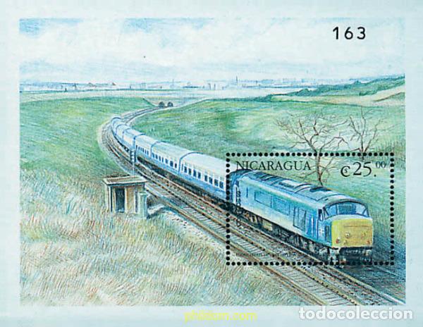 Sellos: 347797 MNH NICARAGUA 2000 TRENES DEL MUNDO