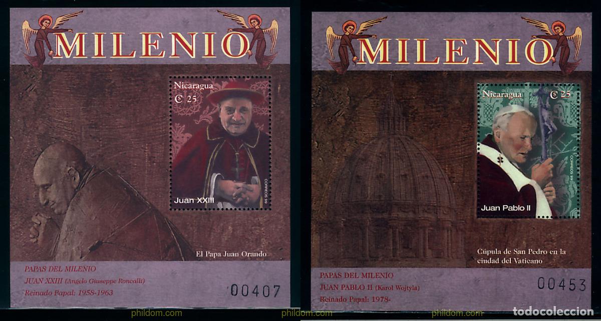 Sellos: 73185 MNH NICARAGUA 2000 PAPAS DEL MILENIO