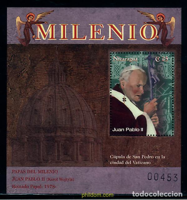 Sellos: 347798 MNH NICARAGUA 2000 PAPAS DEL MILENIO