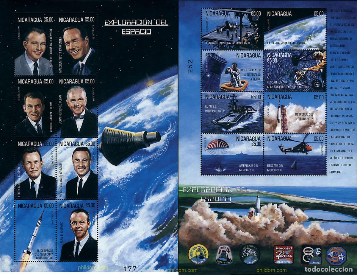 Sellos: 275507 MNH NICARAGUA 2000 EXPLORACION DEL ESPACIO