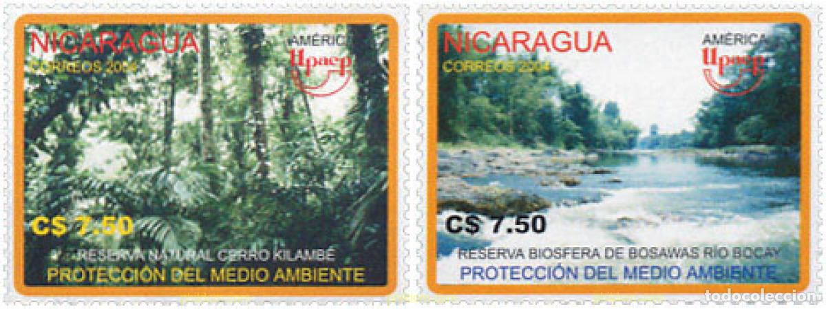 Sellos: 148473 MNH NICARAGUA 2004 AMERICA-UPAEP 2004 - PROTECCION DEL MEDIO AMBIENTE