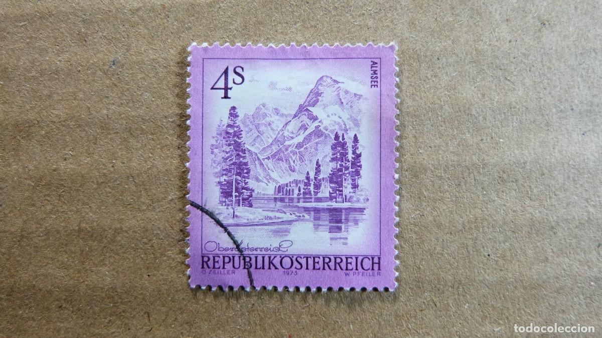 Sellos: Sello Austria Republica de Osterreich Almsee 1973