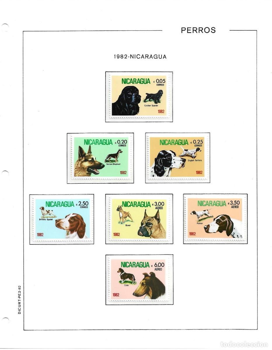 Sellos: Nicaragua 1982 - Pedigree Dogs - Y&T 1189/92- PA981/983 -Perros -(13)