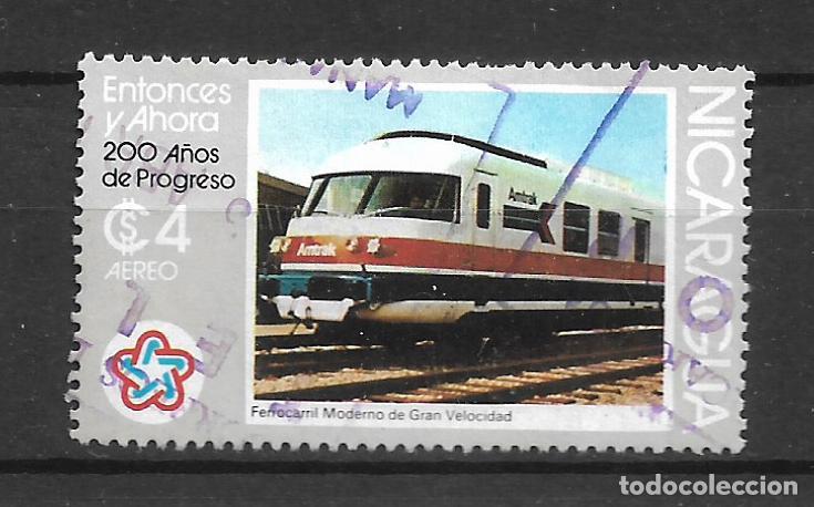 Sellos: nicaragua 1976 # C912 trenes - 11/33
