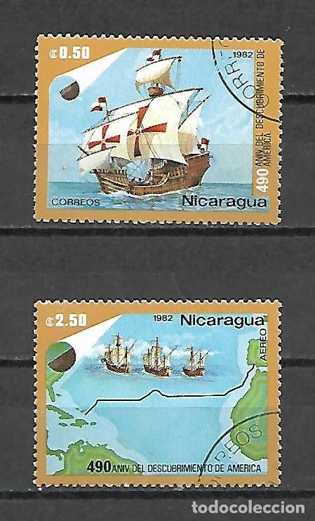 Sellos: Carabelas de Col&oacute;n, Nicaragua, sellos a&ntilde;o 1982