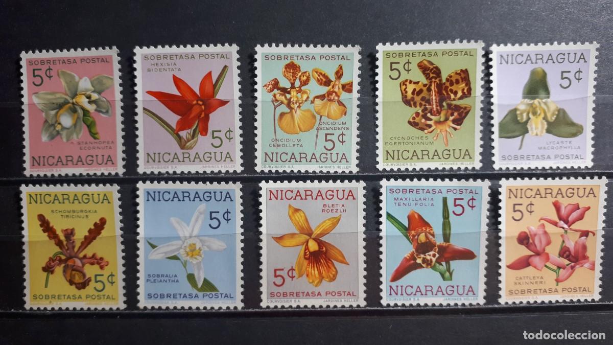 Sellos: NICARAGUA. A&Ntilde;O 1962. **. YVERT 859/68