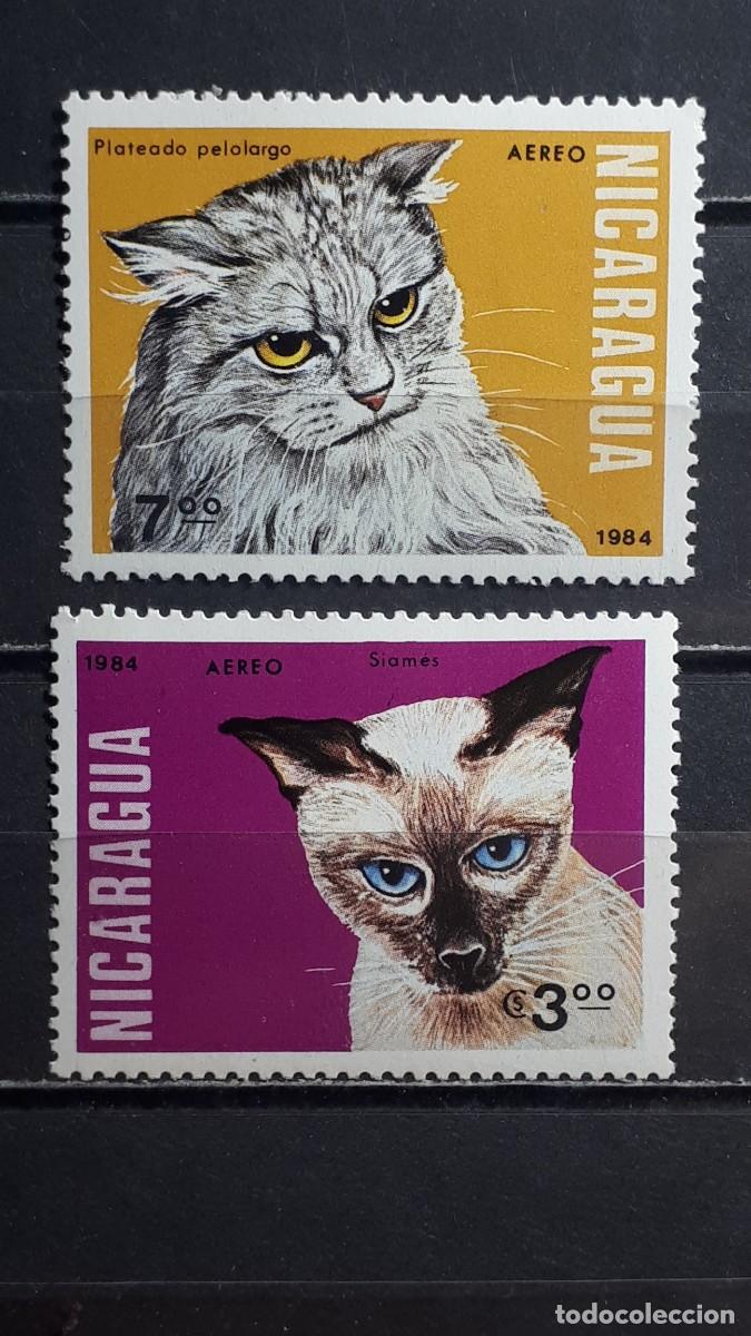 Sellos: NICARAGUA. FAUNA. A&Ntilde;O 1984. **. YVERT A&eacute;reo 1053/4