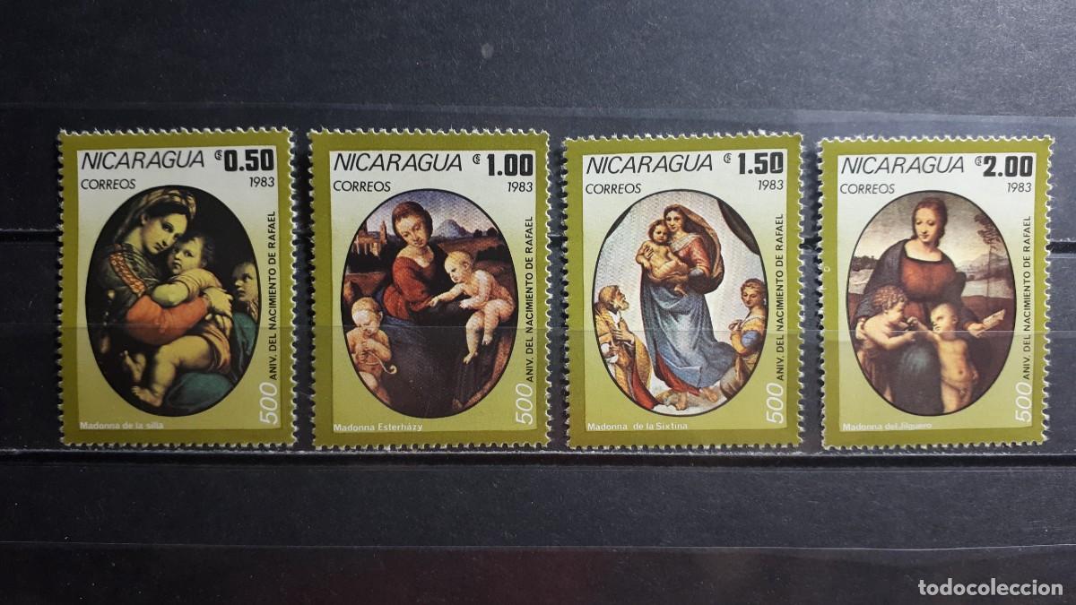 Sellos: NICARAGUA. ARTE. A&Ntilde;O 1983. **. YVERT 1290/3