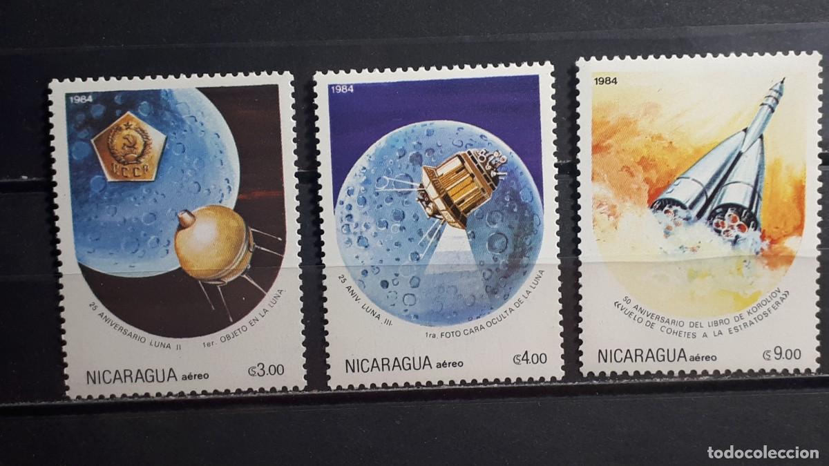 Sellos: NICARAGUA. A&Ntilde;O 1984. **. YVERT A&eacute;reo 1059/61