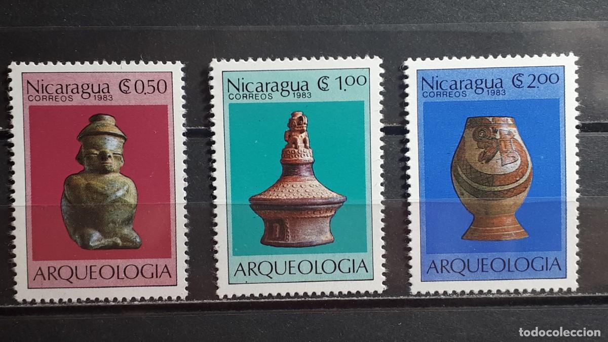 Sellos: NICARAGUA. ARTE. A&Ntilde;O 1983. **. YVERT 1294/6