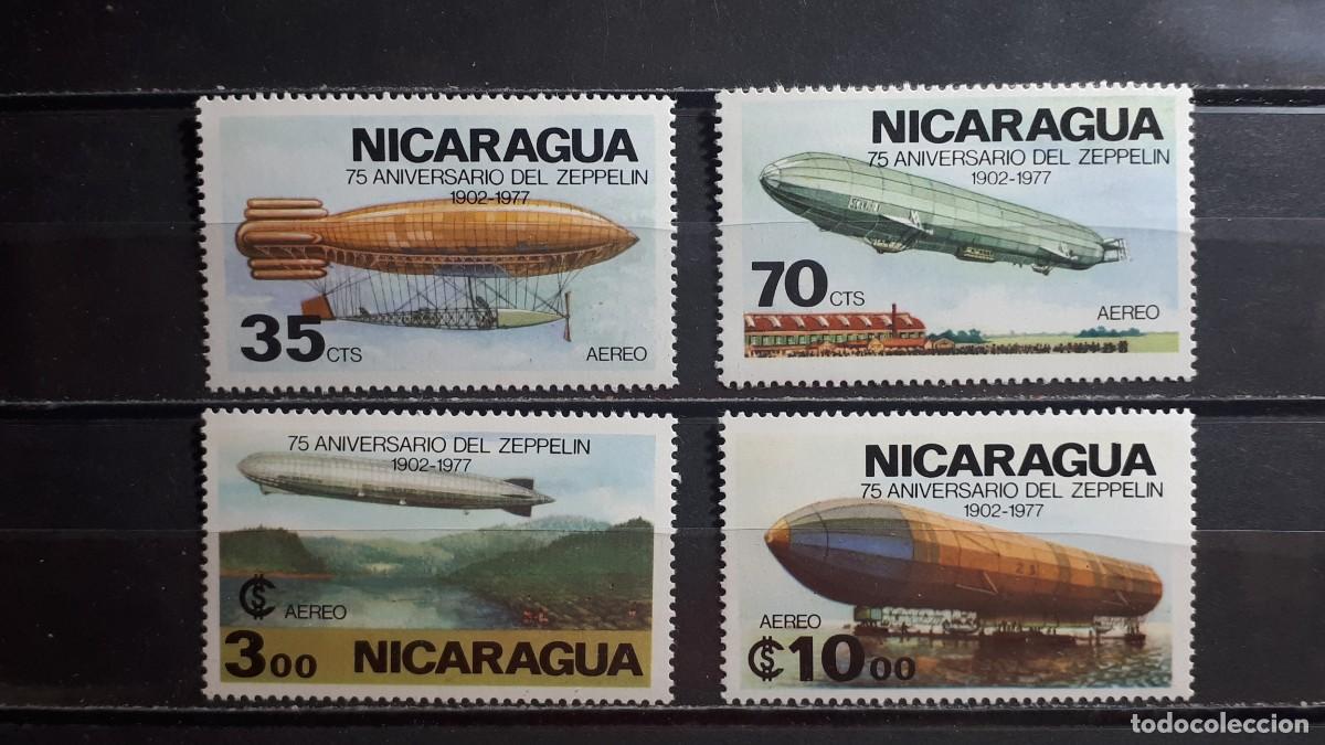 Sellos: NICARAGUA. A&Ntilde;O 1977. **. YVERT A&eacute;reo 895/8