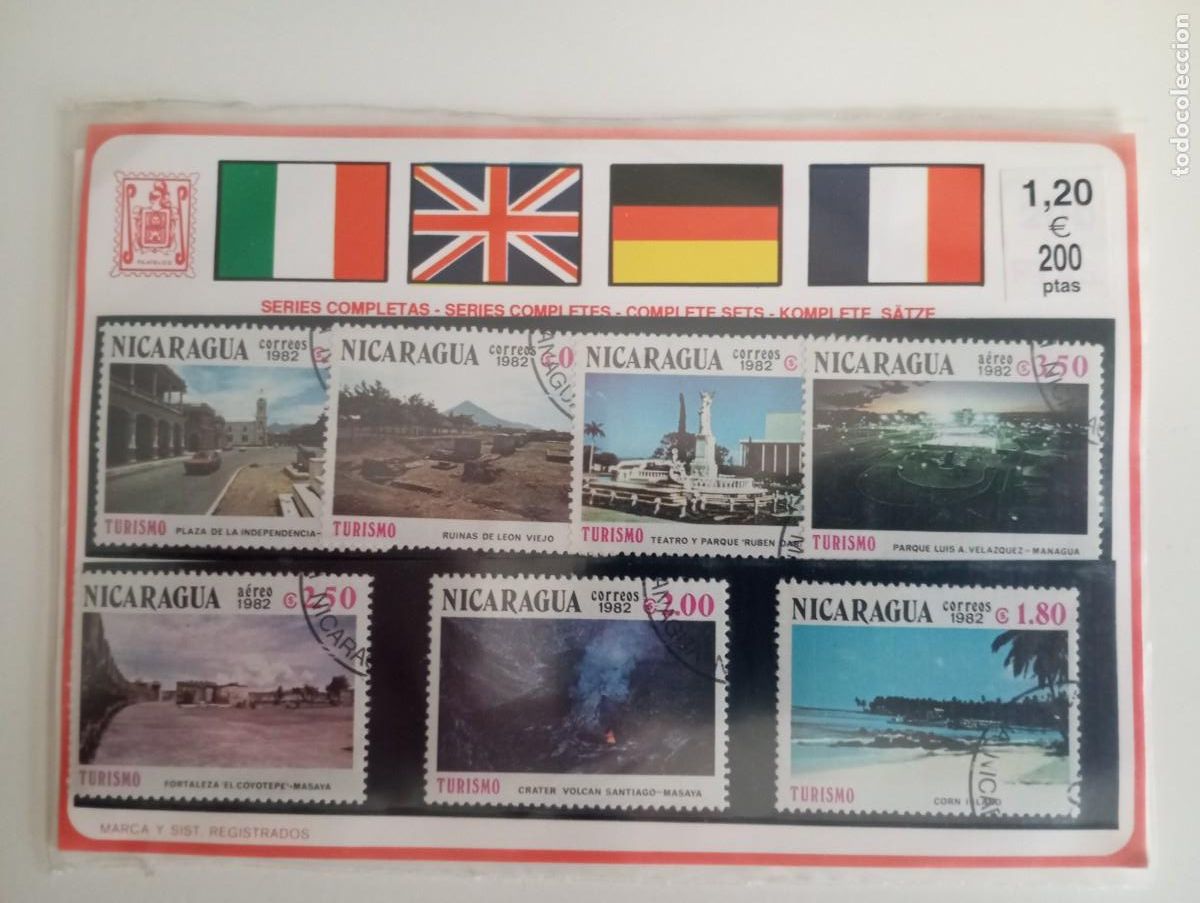 Sellos: NICARAGUA, TURISMO. MONUMENTOS