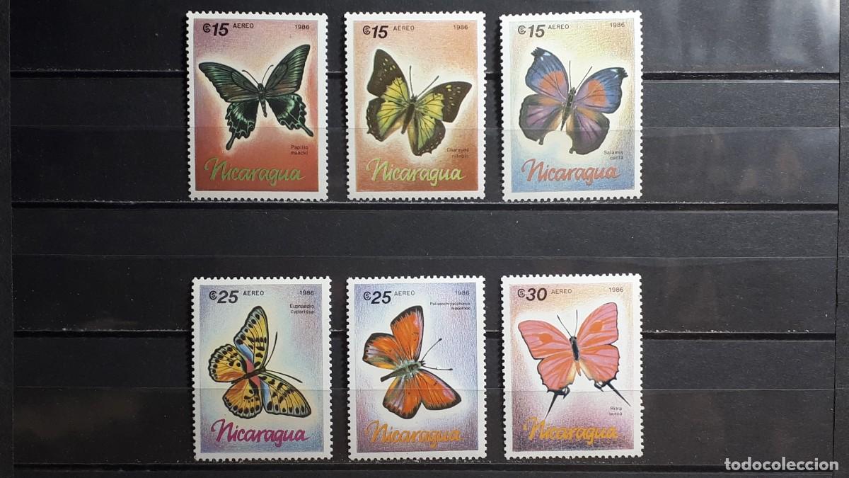 Sellos: NICARAGUA. A&Ntilde;O 1986. **. YVERT A&eacute;reo 1165/70